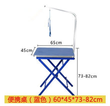 Load image into Gallery viewer, 60*45cm Double X-Shape Professional Pet beauty table Dog Grooming Table Folding Grooming Desk