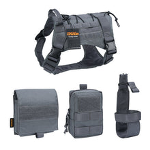 Load image into Gallery viewer, EXCELLENT ELITE SPANKER Tactical Battle Dog Clothes Suit Military Outdoor Training Molle Vest Harness Pets Hunting Accessories