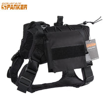 Load image into Gallery viewer, EXCELLENT ELITE SPANKER Outdoor Tactical Dog Clothes Suit Military Training Molle Dog Vest Set Harness Pets Hunting Accessories