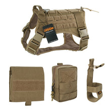 Load image into Gallery viewer, EXCELLENT ELITE SPANKER Outdoor Tactical Dog Clothes Suit Military Training Molle Dog Vest Set Harness Pets Hunting Accessories