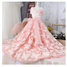 Load image into Gallery viewer, OnnPnnQ Pet Dog Dress Long Tail Wedding Dog Clothes Princess Tutu Dress For Small Medium Dogs Flower Printed Skirt Chihuahua
