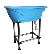 Load image into Gallery viewer, 16%,Pet Bathtub Large Pet Products non-slip Bath Tub for Dog and Cat not bend over with high Stainless steel legs Easy install