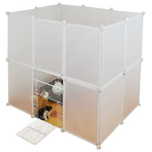 Load image into Gallery viewer, Dog fence indoor fence isolation door small dog railing rabbit pet cat bezel cage fence ZP12261835