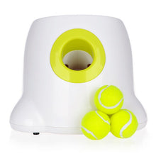 Load image into Gallery viewer, LUDA Dog Pet Toys Tennis Launcher Automatic Throwing Machine Pet Ball Throw Device Section Emission With 3 Balls Us Plug