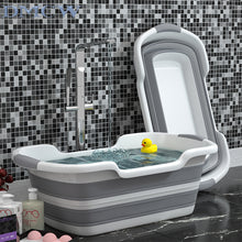Load image into Gallery viewer, 60cm Portable Foldable Bathtub Pet Dog Cat Washing Shower Tool Child Folding Swimming Pool Stable Bathroom Pond Pet Supplies